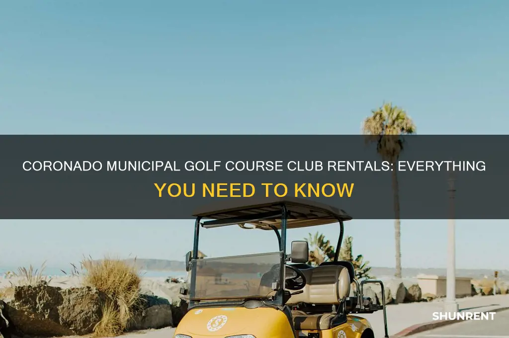 does coranado municiple golf course rent clubs