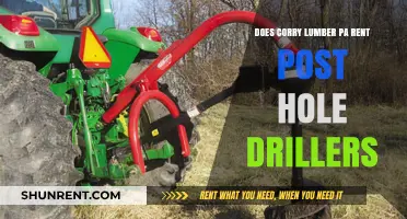 Renting Post Hole Drillers: Corry Lumber's Smart Solution