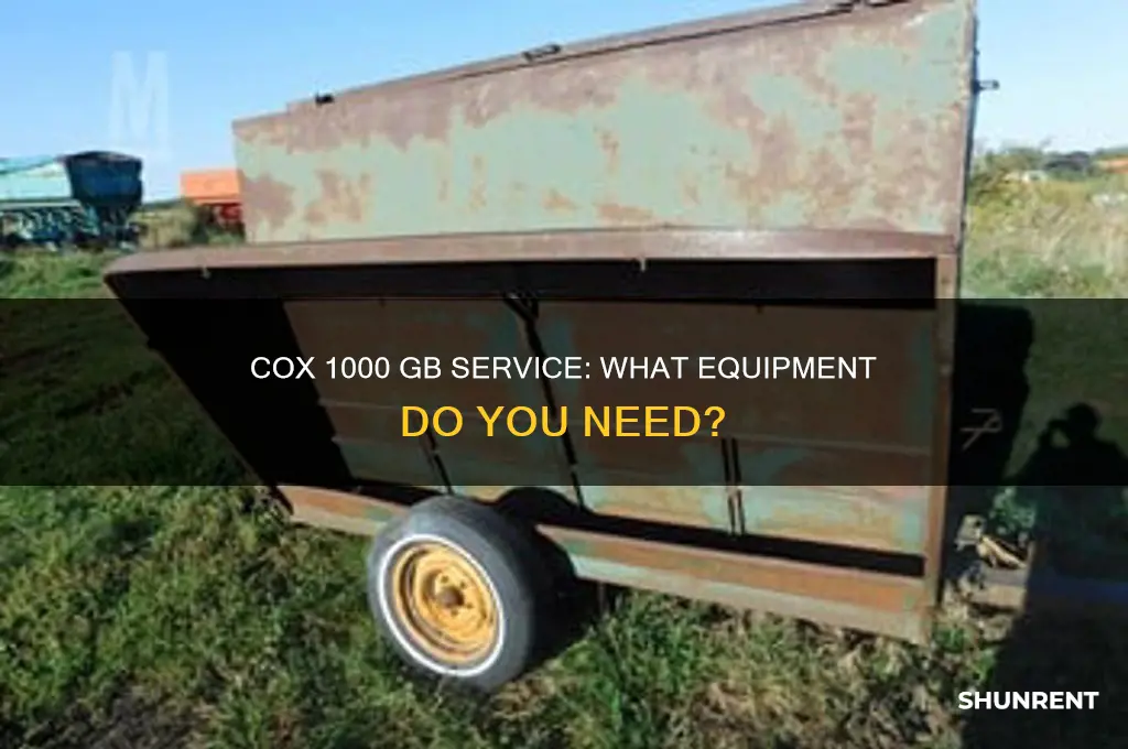 does cox 1000 gb service require rented equipment
