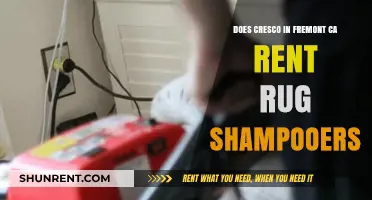 Where to Rent Rug Shampooers in Fremont, CA?