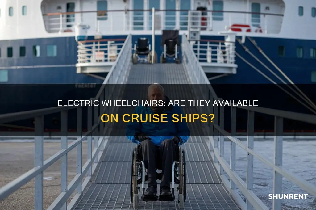 does cruise ships have electric wheel chairs to rent