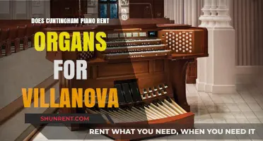Does Cuntingham Piano Offer Organ Rentals for Villanova Events?