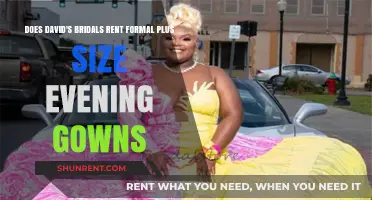 Renting Plus-Size Evening Gowns at David's Bridal