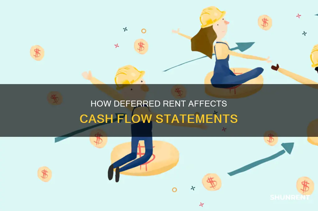 does deffered rent payable go on cahs flow