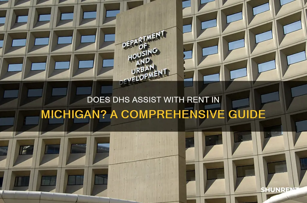 does dhs help with rent in michigan