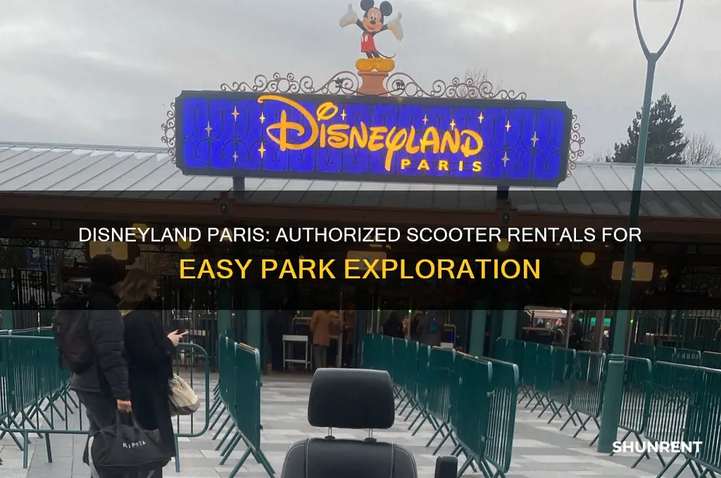 does disney land paris rent otorized scooters