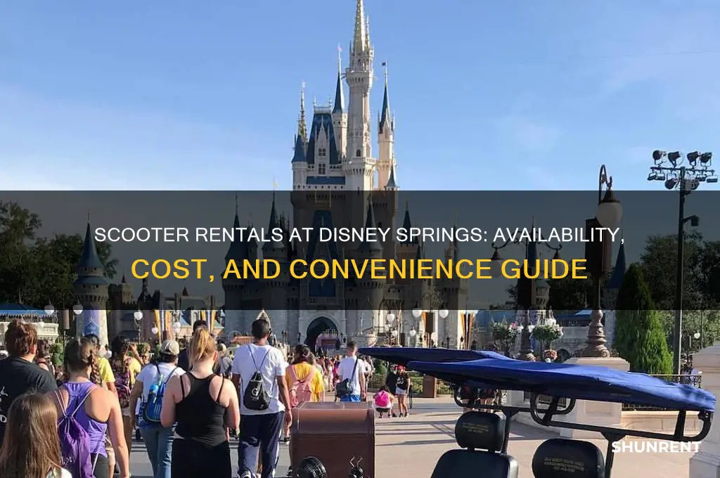 does disney springs have scooters to rent
