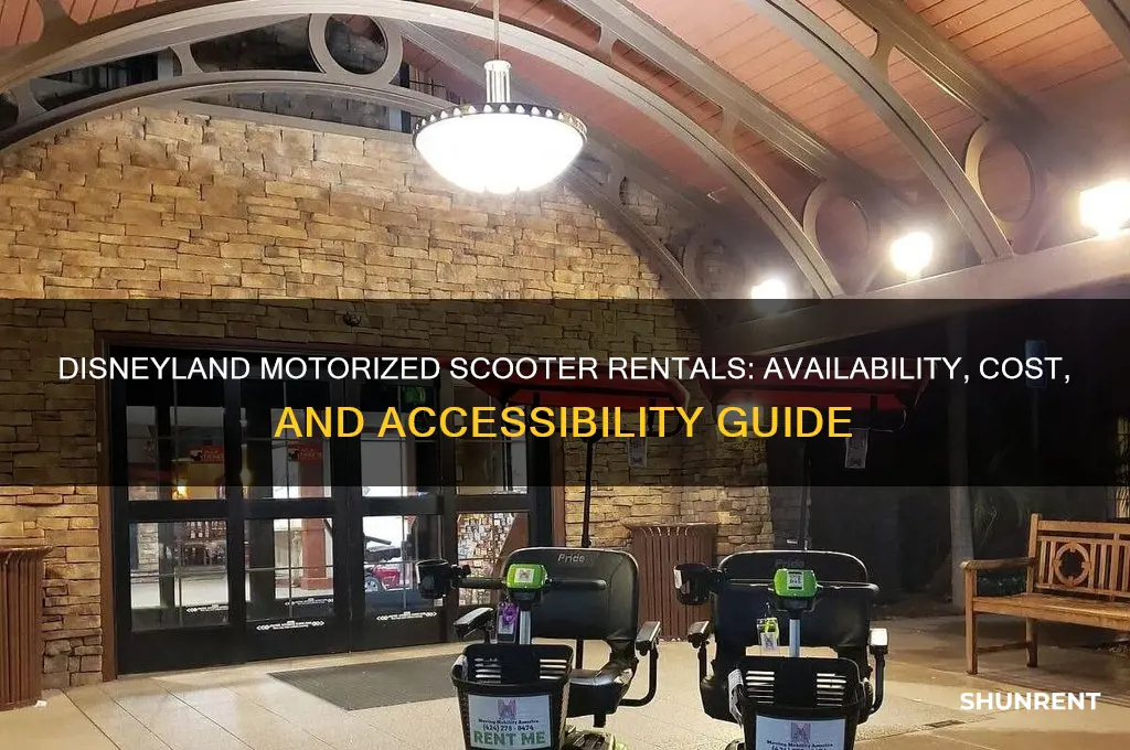 does disneyland have motorized scooters for rent