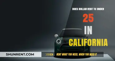Dollar Rent's California Age Limit: Under 25?