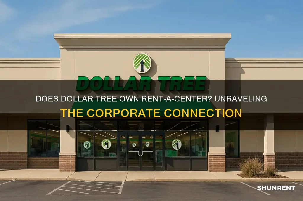 does dollar tree own rent a center