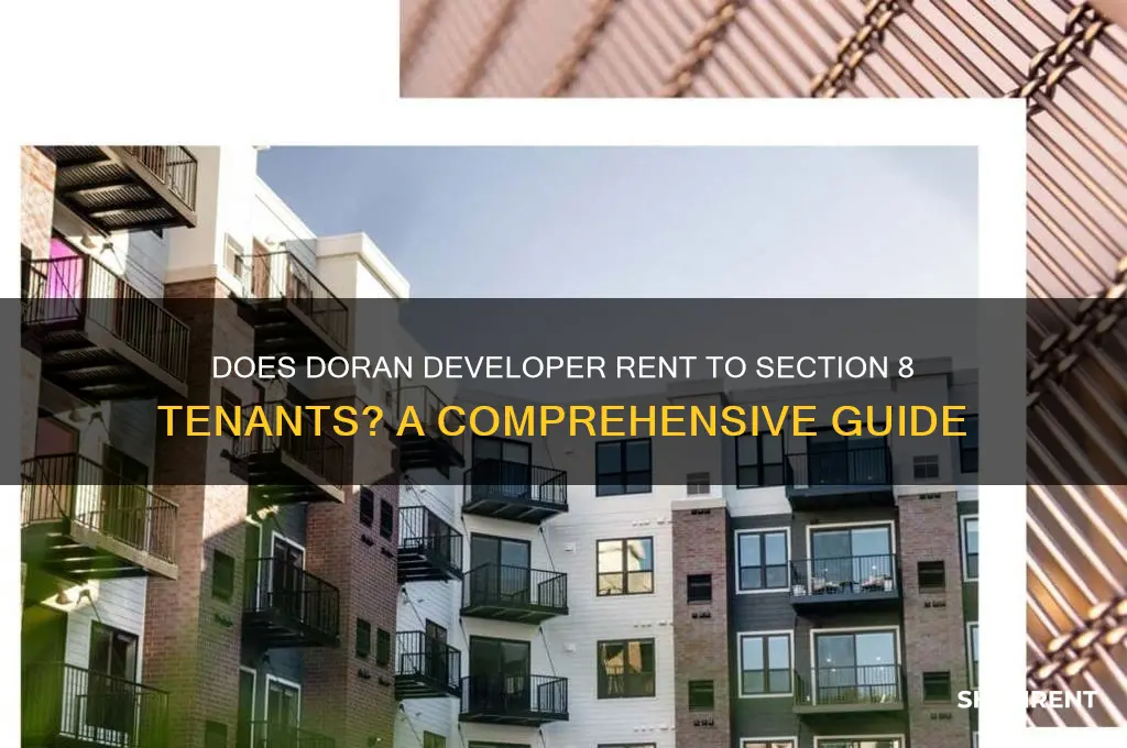 does doran developer rent to section 8