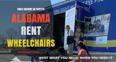 Encore in Fayette, Alabama: Wheelchair Rental Availability Explained