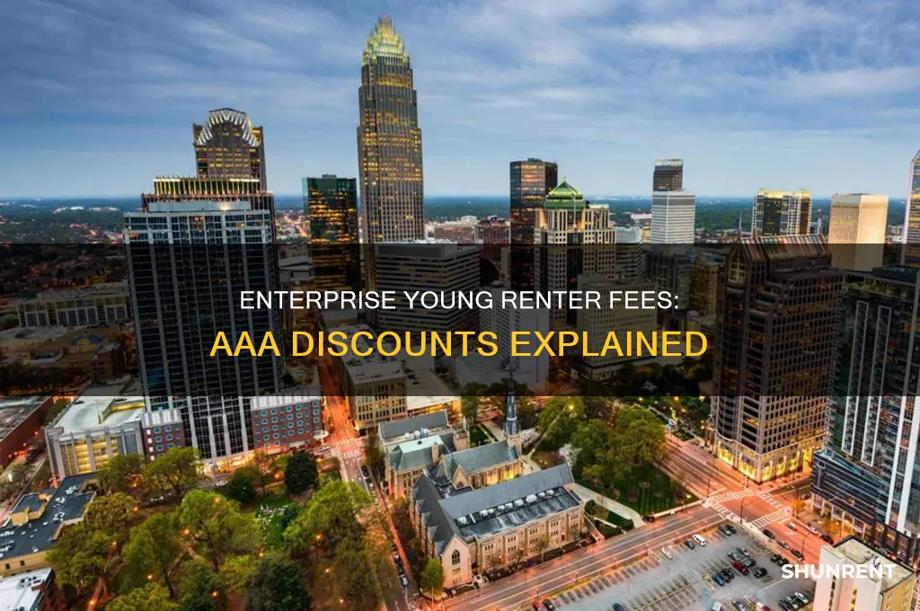 does enterprise charge young renter fee with aaa discount