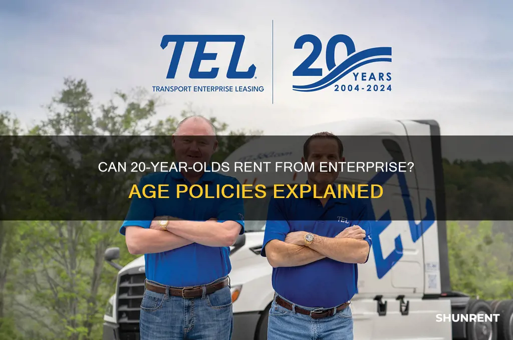 does enterprise let 20 year olds rent