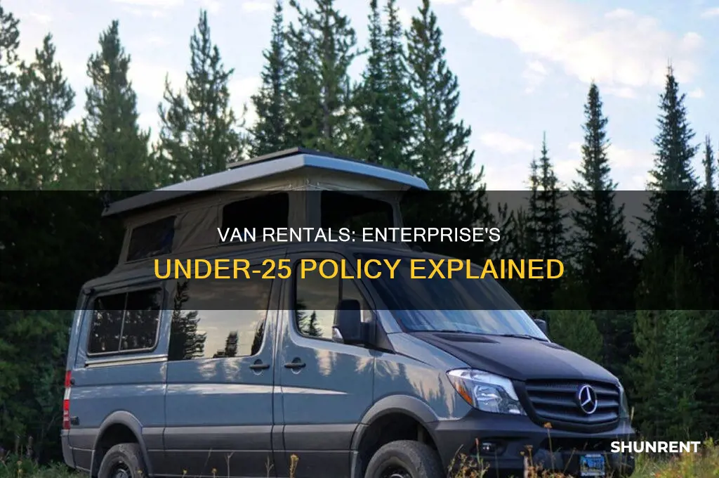 does enterprise let you rent van under 25