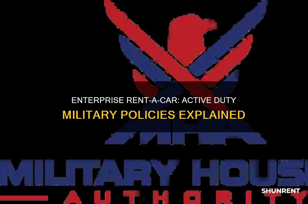 does enterprise rent to active duty military under age 25