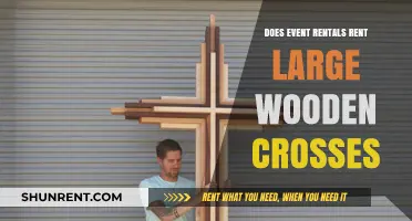 Event Rentals: Large Wooden Crosses Available for Rent?