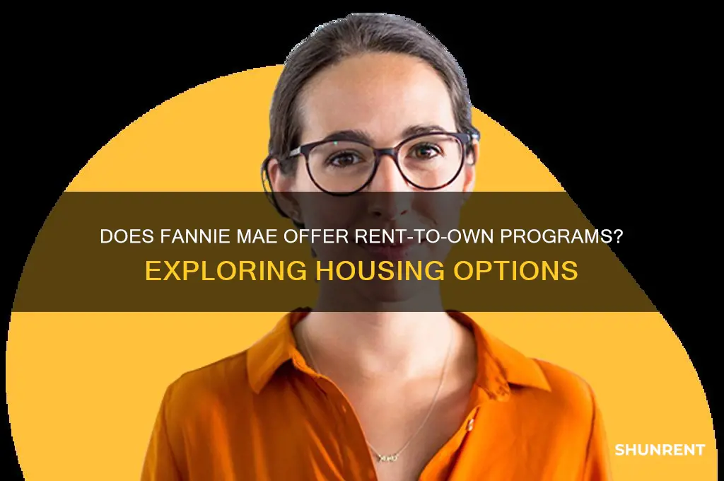 does fannie mae do rent to own