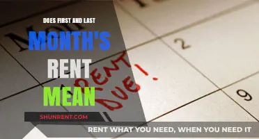 Renting 101: Understanding First and Last Month's Rent