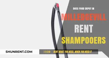 Does Milledgeville's Food Depot Offer Shampooer Rentals? Find Out Here