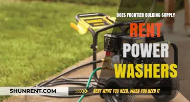 Does Frontier Building Supply Rent Power Washers? Find Out Here