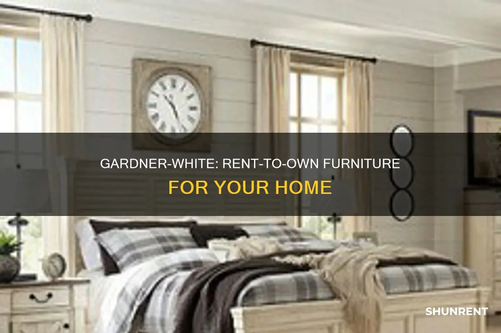 does gardner-white have rent to own furniture