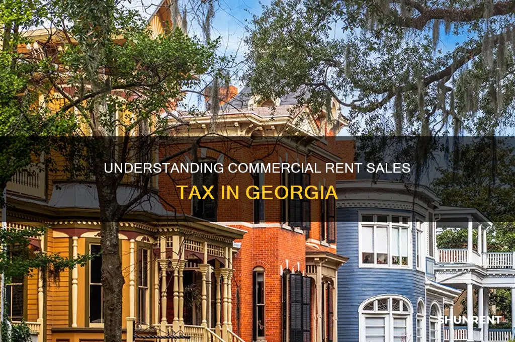 does georgia charge sales tax on commercial rent