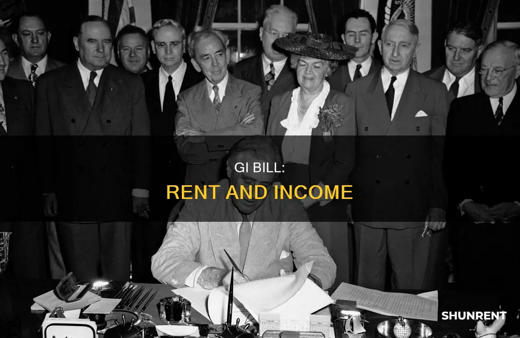 does gi bill count as income for rent