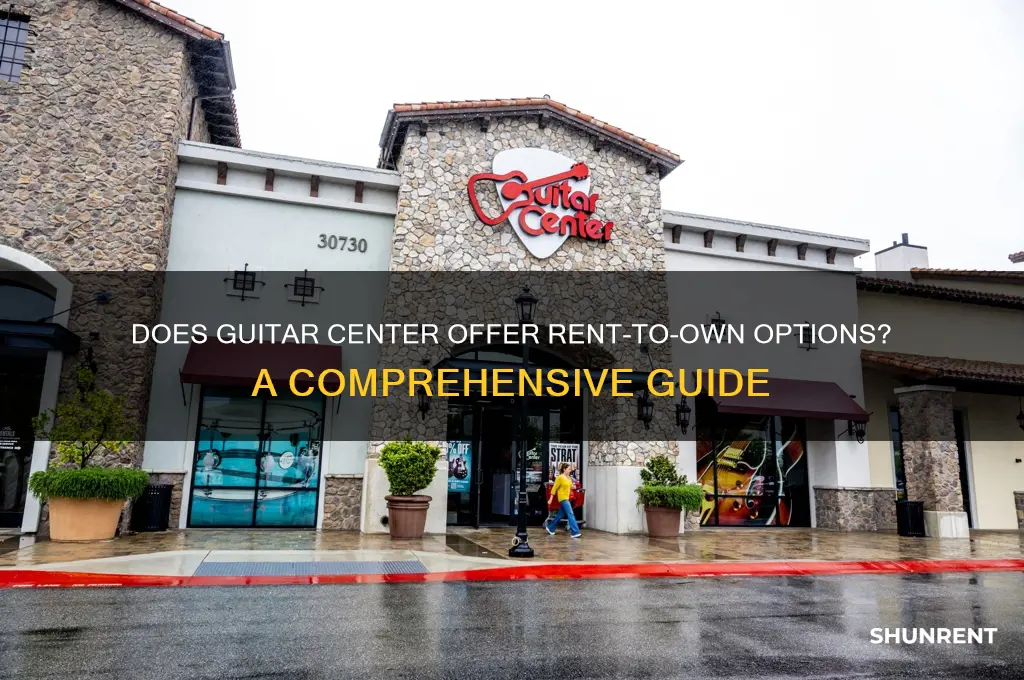 does guitar center do rent to own