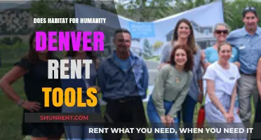 Habitat for Humanity Denver: Tool Rentals for DIY Projects?