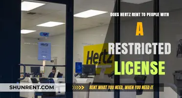 Hertz Rental Requirements: Restricted Licenses Allowed?