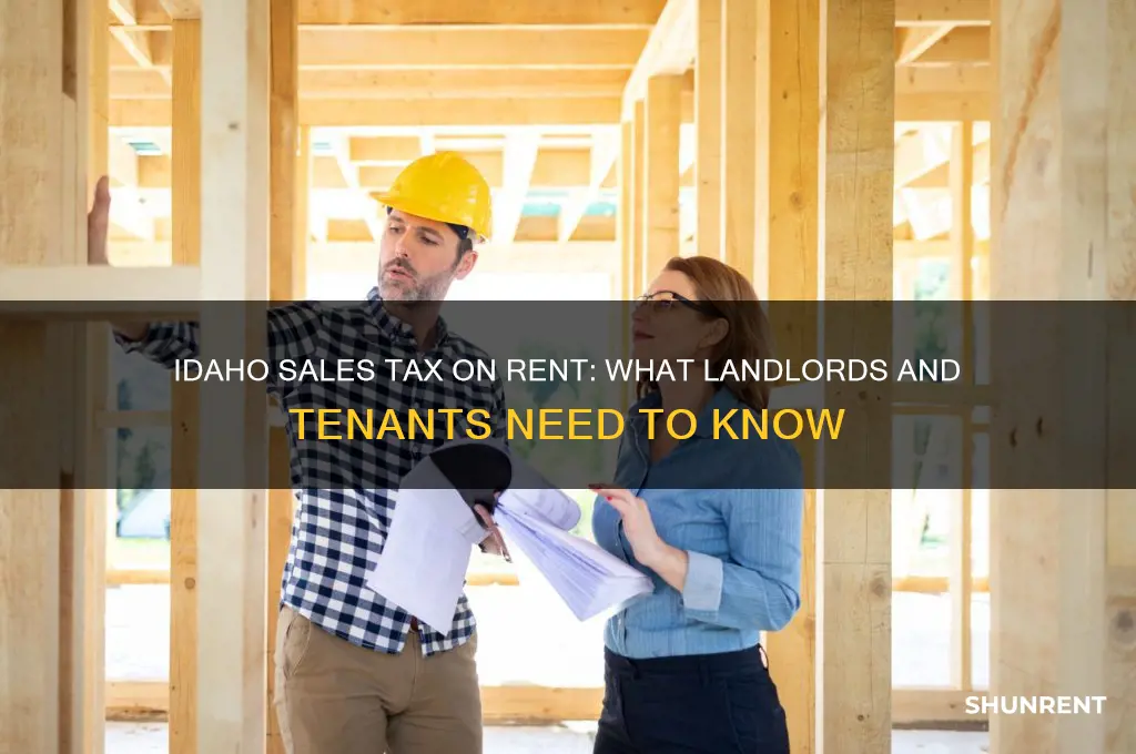 does idaho charge sales tax on rent