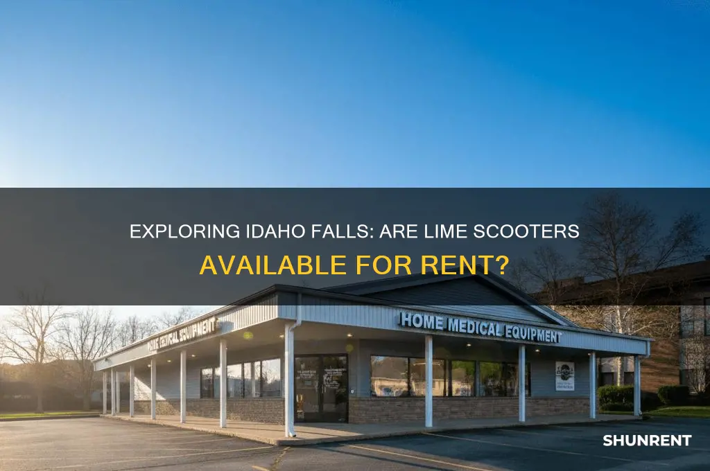 does idaho falls have lime scootersto rent