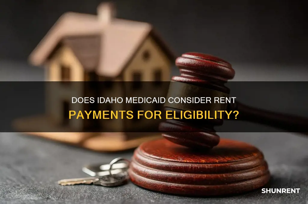 does idaho medicaid count rent for eligibilty