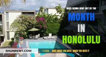 Renting Monthly at I'ilima in Honolulu