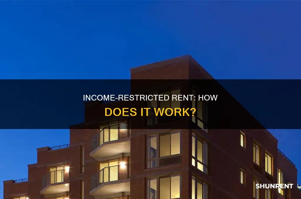 does income restricted mean rent goes off my income