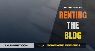 IRS Lien on Your Building: Can You Still Rent It Out?