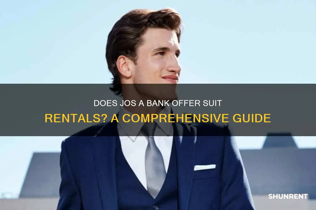 does jos a bank do suit rent