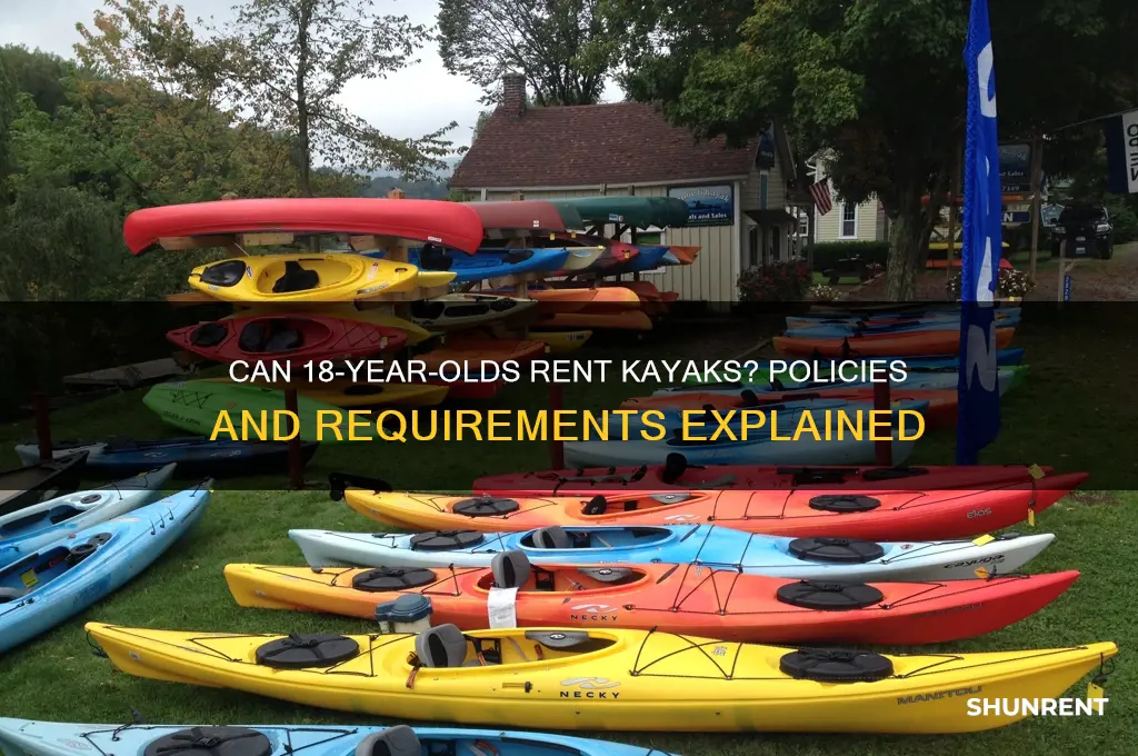 does kayak rent to 18 year olds