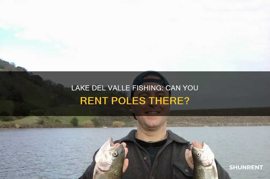 does lake del valle rent fishing poles