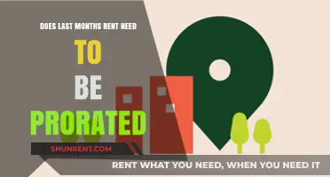 Last Month's Rent: Prorated or Not?