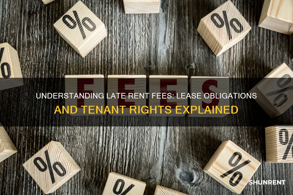 does late fee on rent on lease
