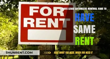 Lease Automatic Renewal: Expect Rent Changes?
