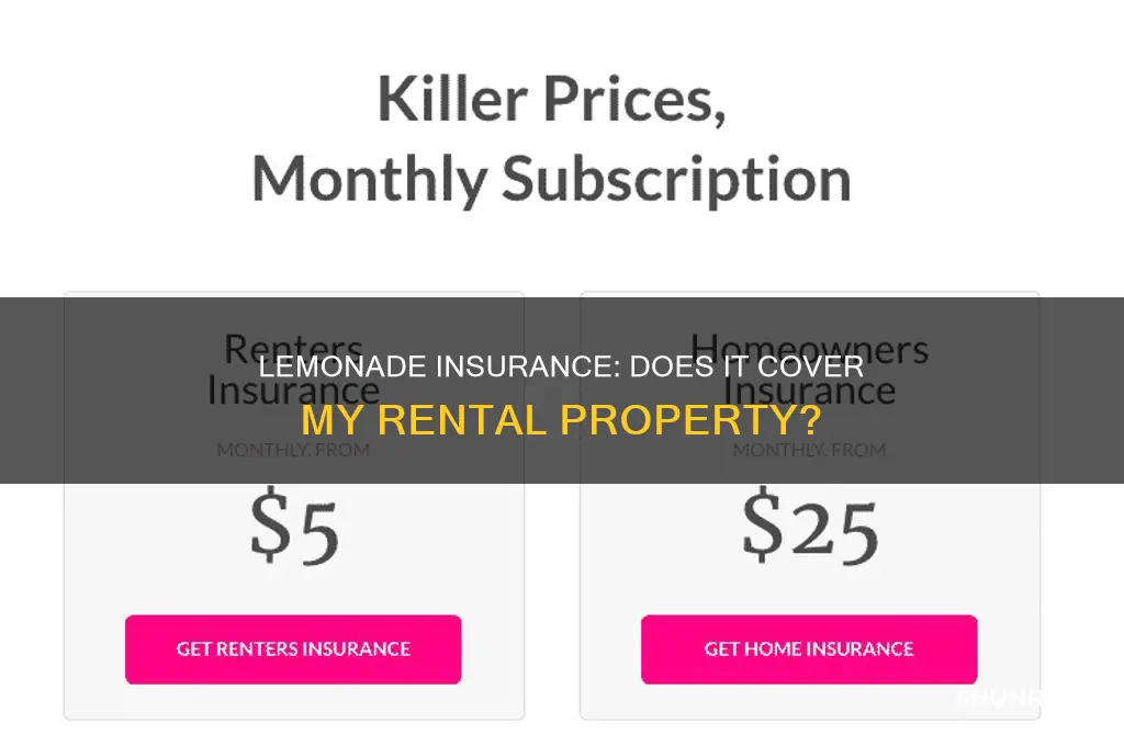 does lemonade insurance cover the place i rent
