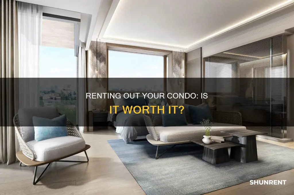 does letting rental company rent your condo payoff