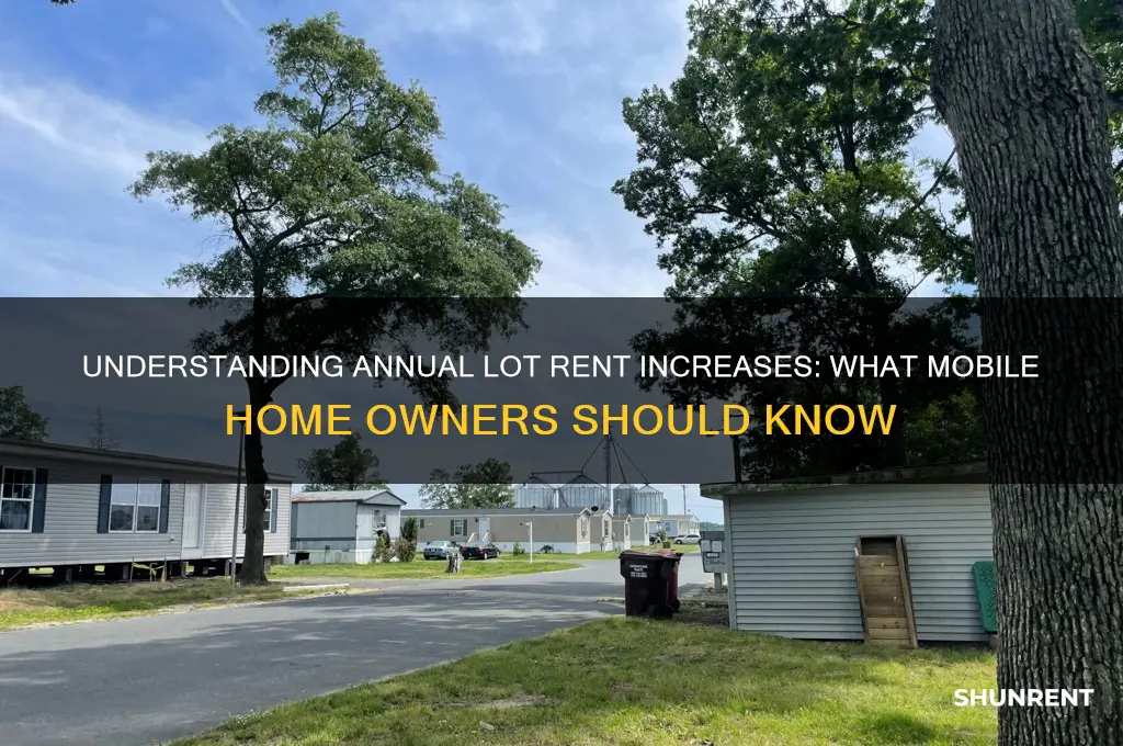 does lot rent go up every year