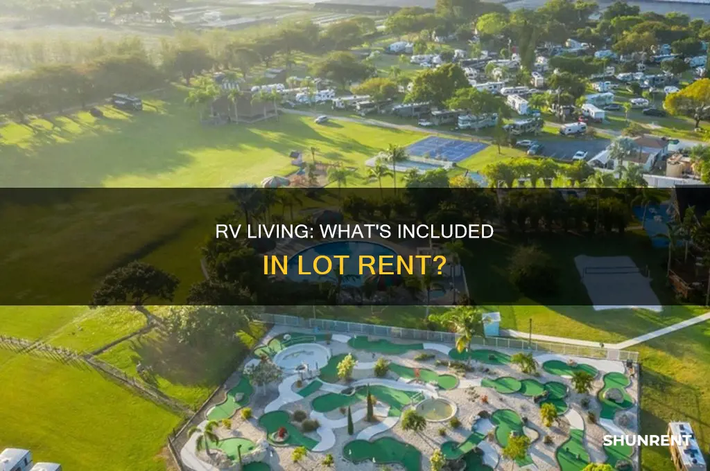 does lot rent include water sewer and trash