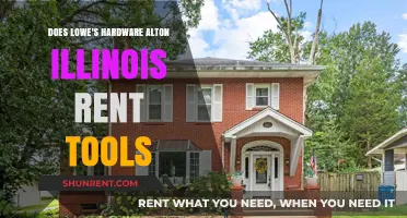 Lowe's Hardware Tool Rental in Alton, Illinois: What's Available?