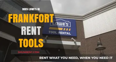 Does Lowe's in Frankfort Rent Tools? Your Guide to Tool Rentals