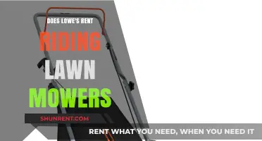 Does Lowe's Rent Riding Lawn Mowers? Your Guide to Equipment Rentals